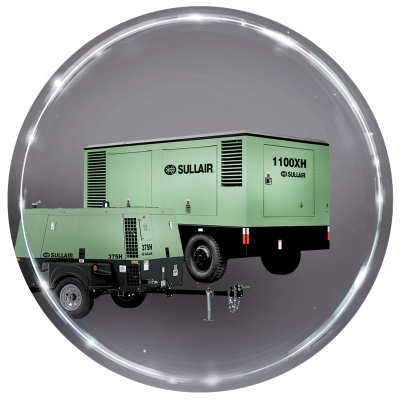 Sullair Standard Pressure Portable Air Compressors