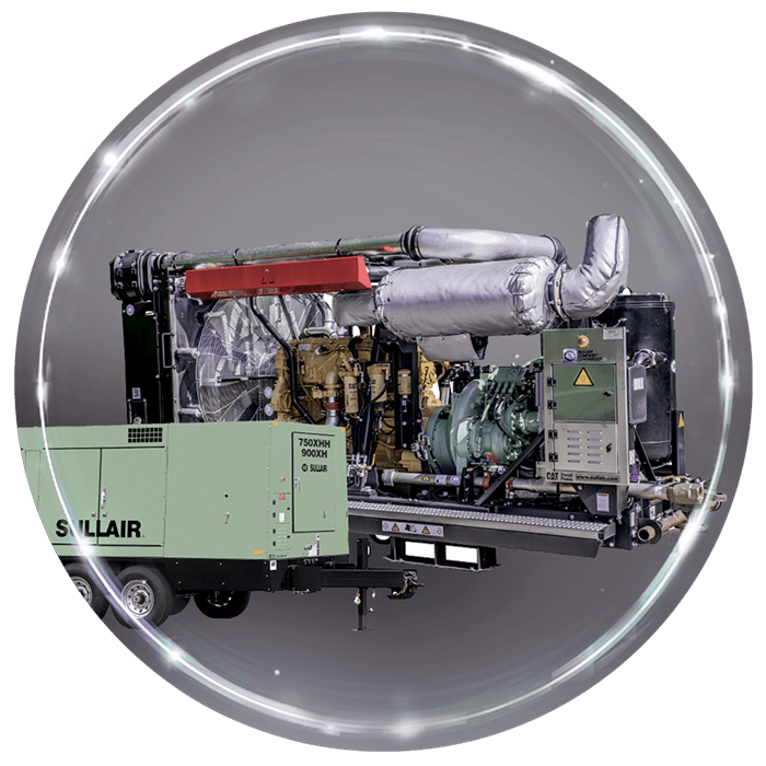 Sullair High Pressure Portable Air Compressors